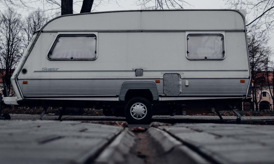 caravan travel trailer — Wohnmobil Reise