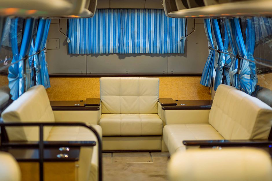 rv motorhome interior — professional stock image